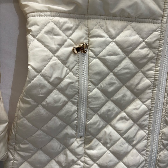 Ci Sono Women's Ivory Puffer Coat - Picture 2 of 7